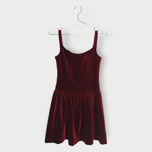 Velvet Peplum Dress
