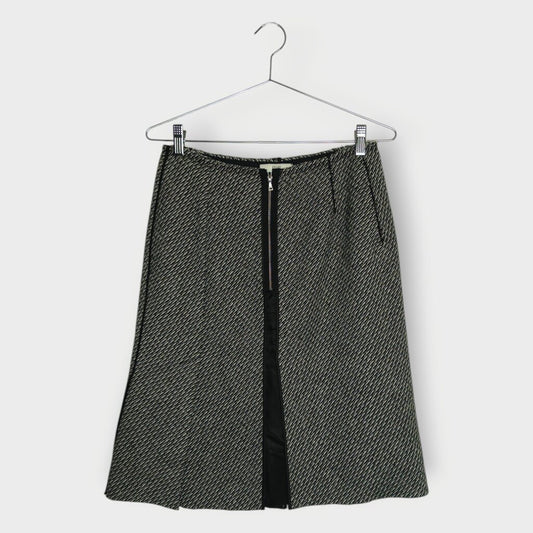 Wool Midi Skirt