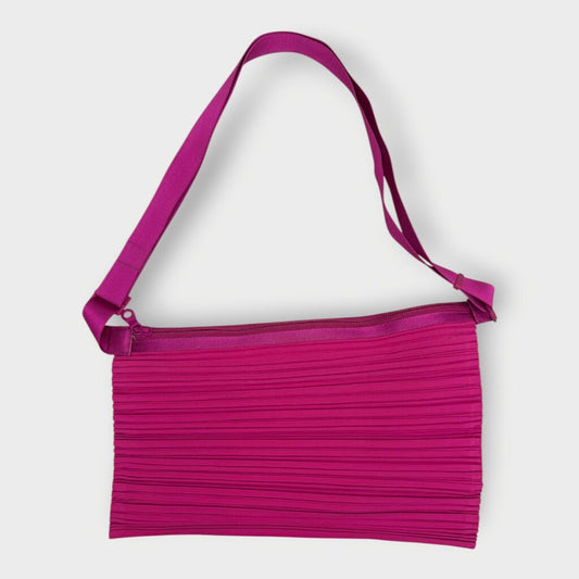 Pleated Pouch Crossbody