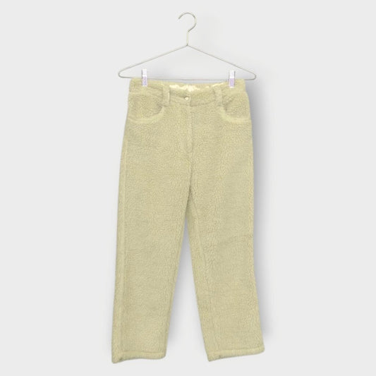 Shearling Crop Trouser