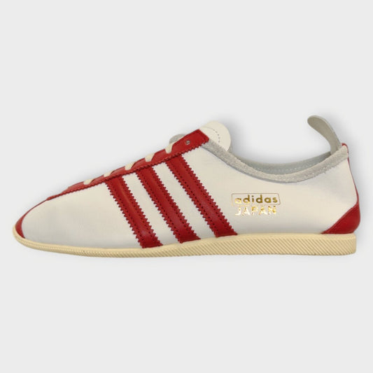 Red White Leather Low Japan Sneaker