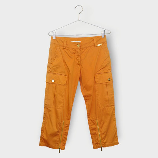 Cotton Cargo Capri Pant