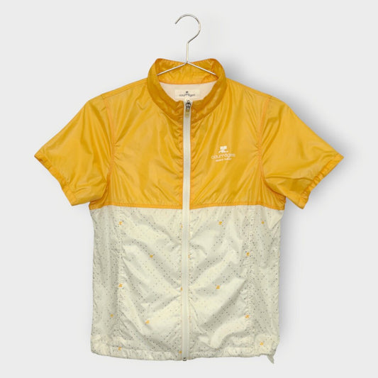 Spray Short Sleeve Zip Up