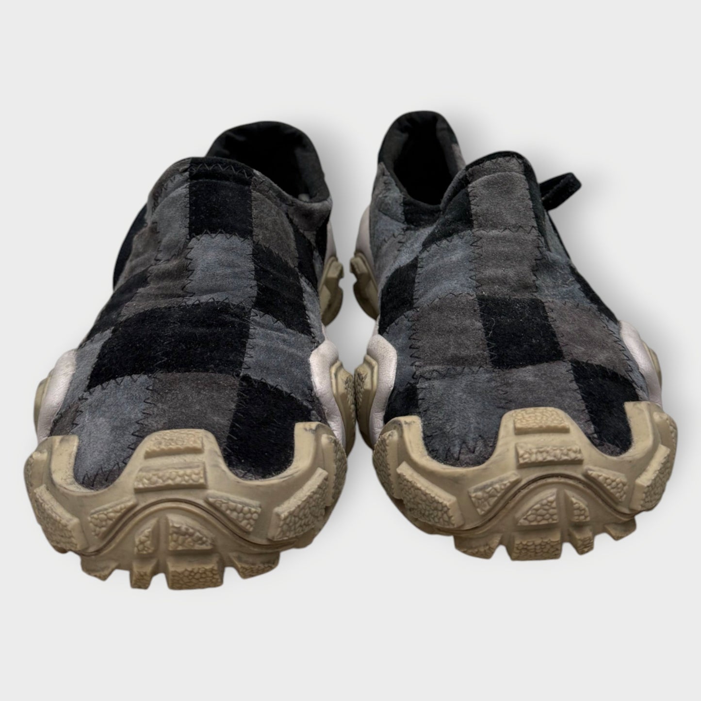 Checkered Boltzer Suede Sneaker