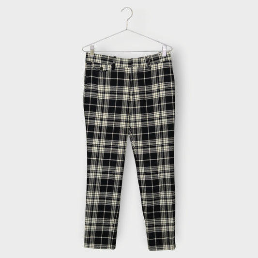 Checkered Wool Pant