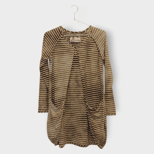 Stripe Layered Smock Top