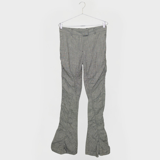 Stripe Gathered Paija Flared Pants