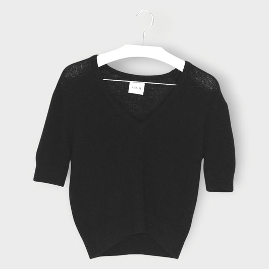 V Neck Wool Top