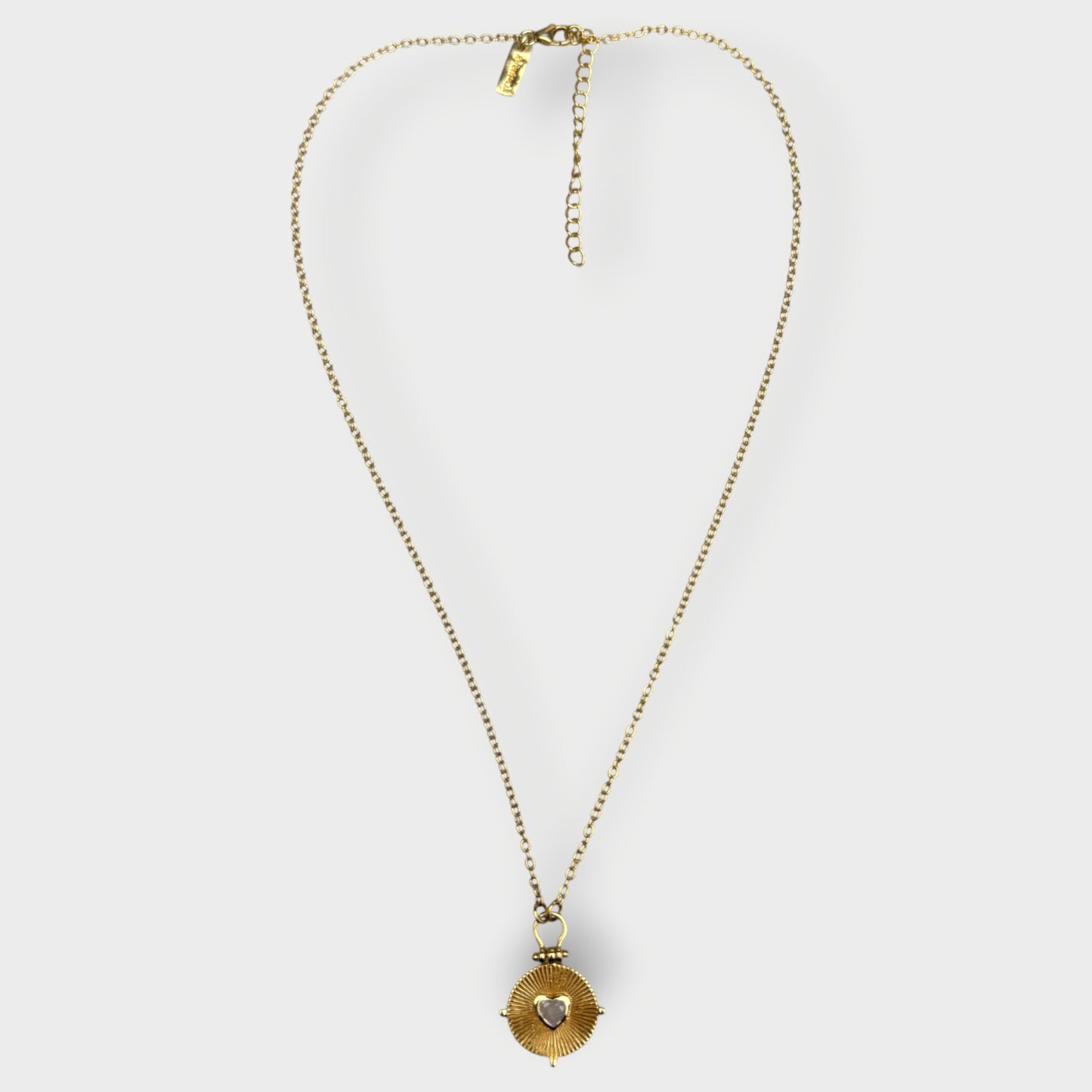 Gold Plated 925 Heart Necklace