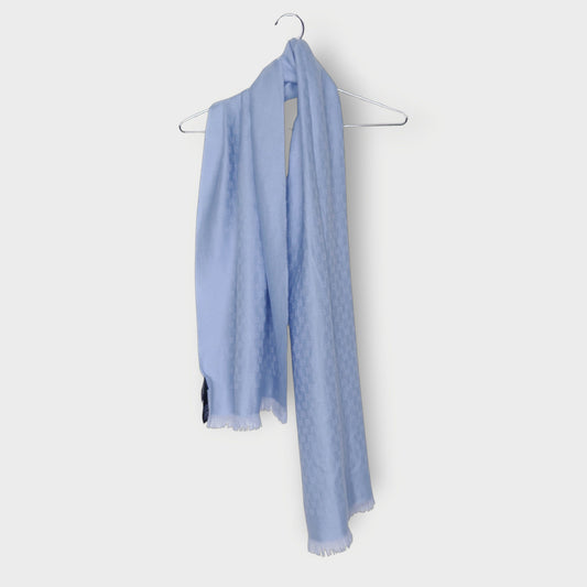 Monogram Wool Linen Scarf