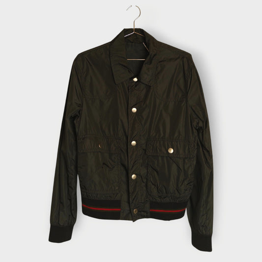Nylon Snap Button Jacket