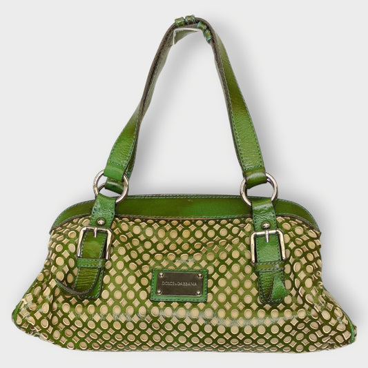 Cut Out Leather Handbag