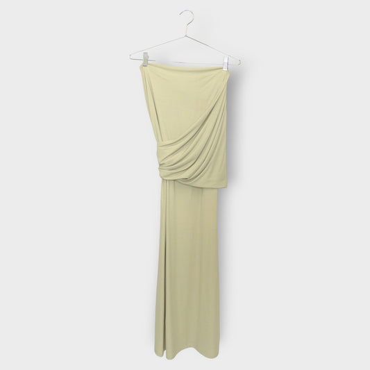Asymmetric Draped Aria Maxi Skirt