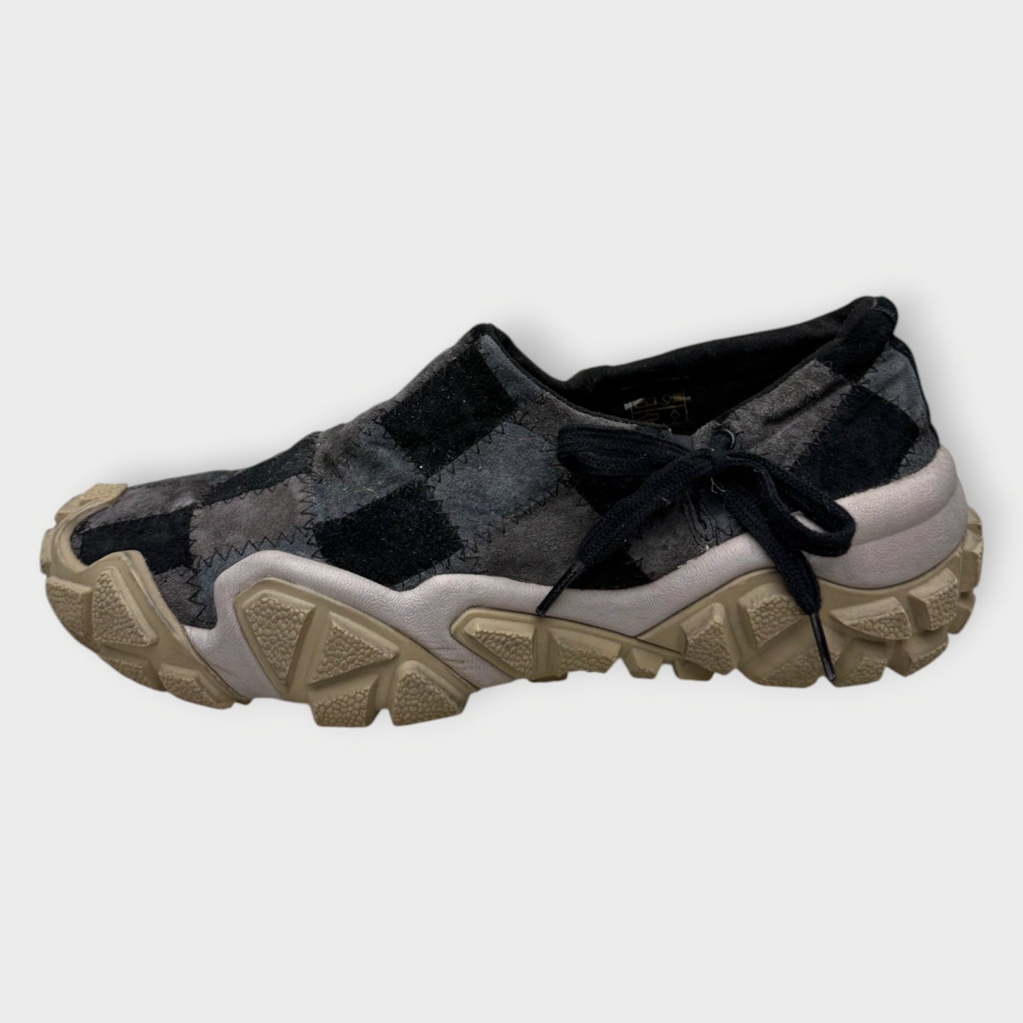 Checkered Boltzer Suede Sneaker