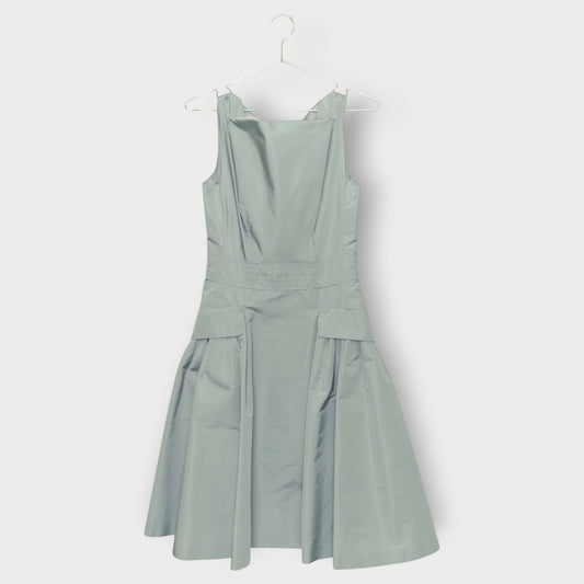 Square-Neck A-Line Dress