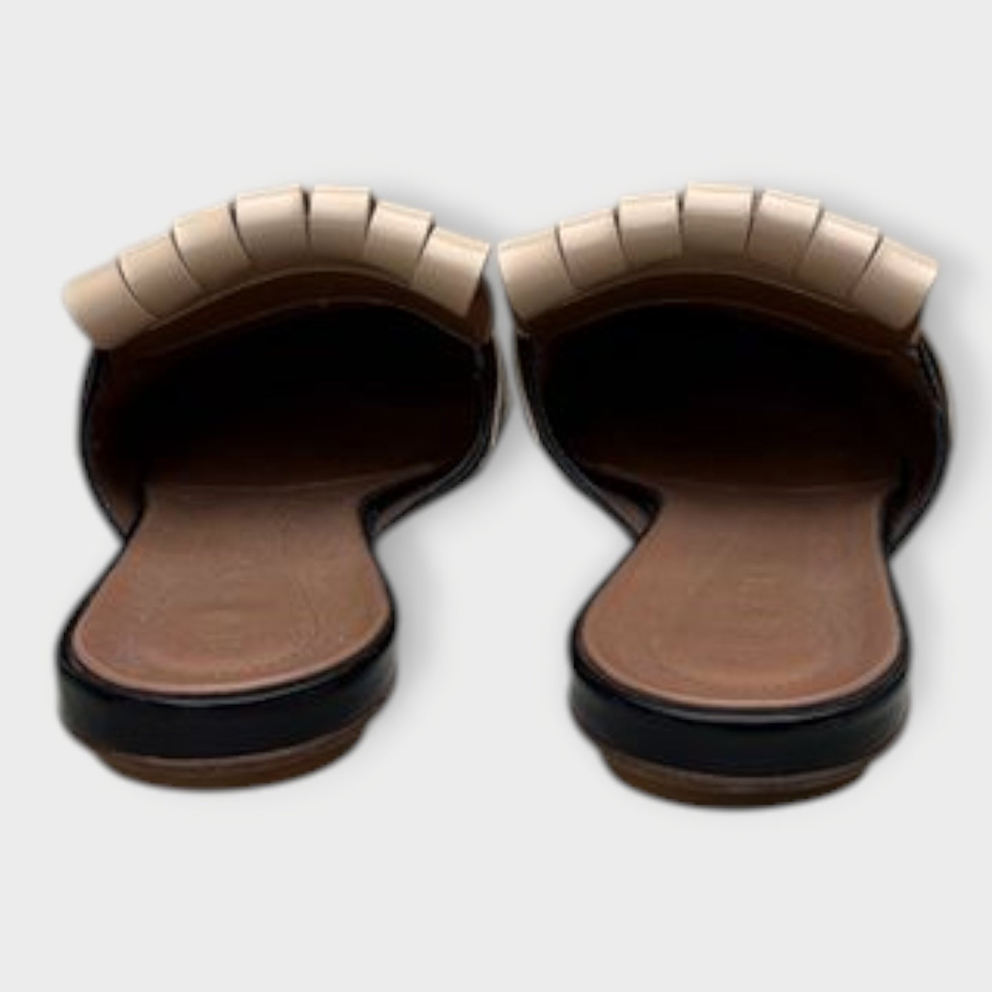 Leather Tassel Mule
