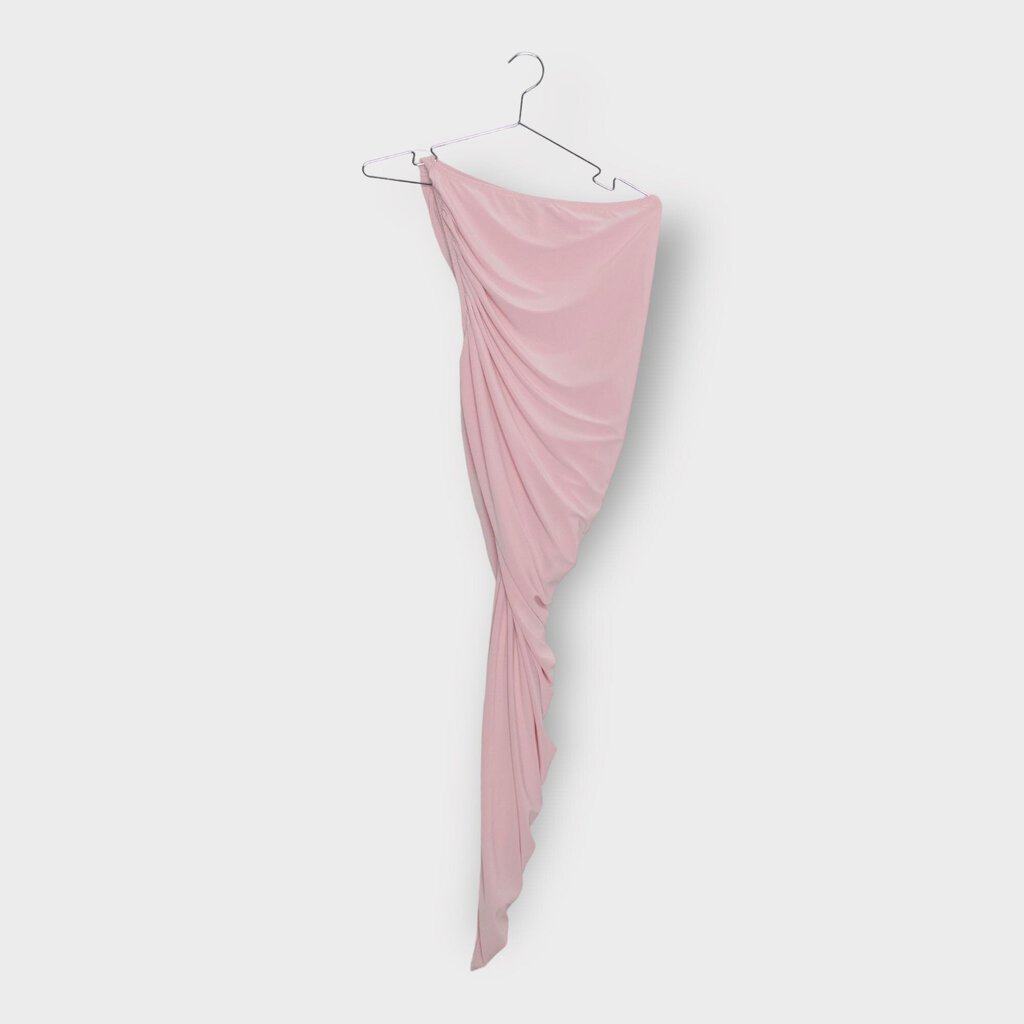 Pink Diana Ruched One-Shoulder Bodysuit