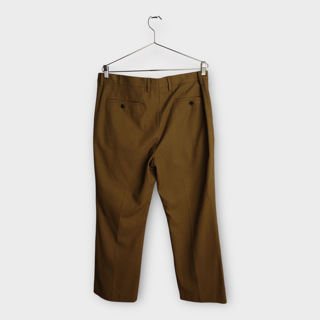Dries Van Noten Brown Drill Cotton Trousers