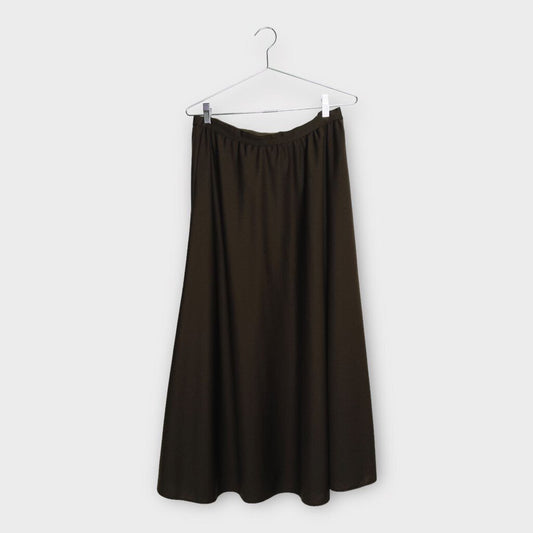 Dark Brown Maxi Skirt