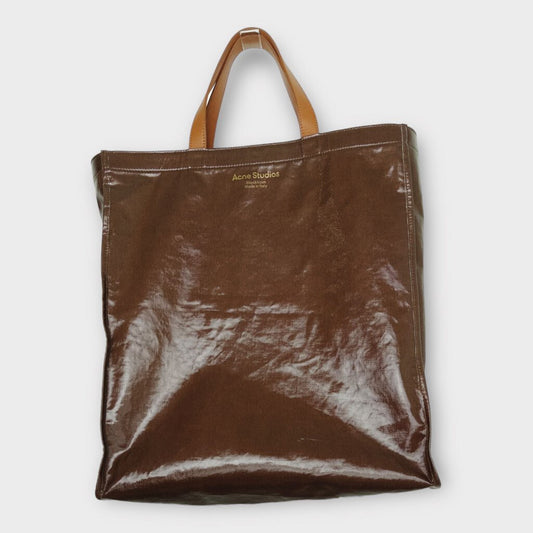 Brown Shiny Tote
