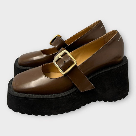 Brown Mary Jane Platform
