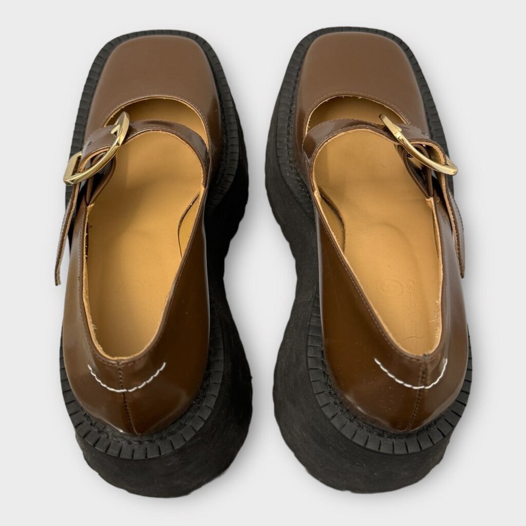 Brown Mary Jane Platform