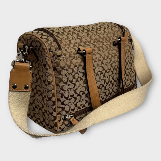 Brown Monogram Two Way Bag