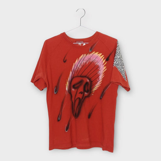 Speed Vintage Red Star Patch Ghost Tee