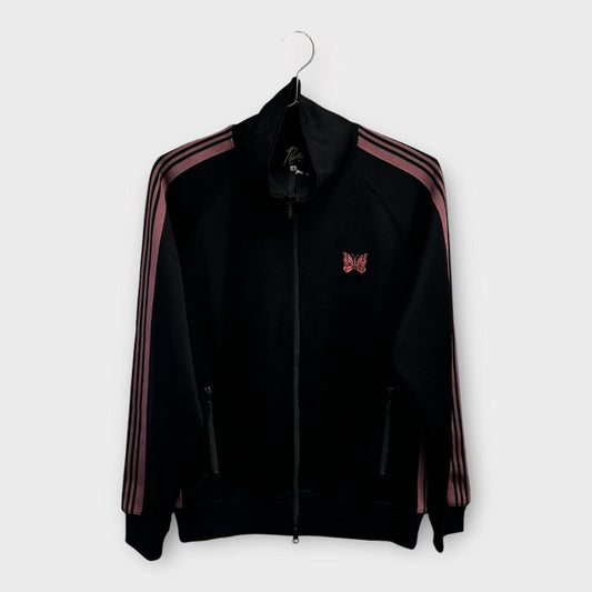 Black & Pink Zip Up Track Jacket