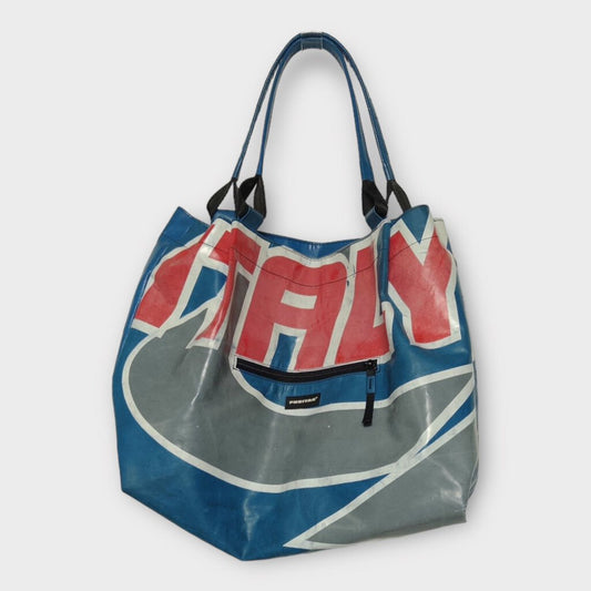 Blue & Red & Grey Italy Tote