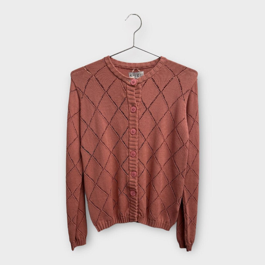Pink Knit Cardigan