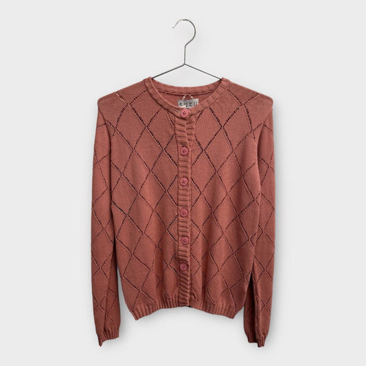 Pink Knit Cardigan