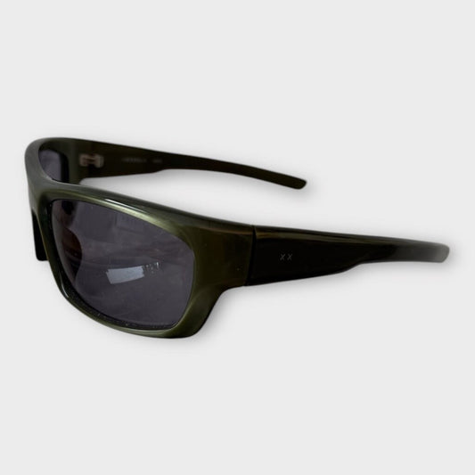 Green Wrap Around Neo Sunglasses & Box