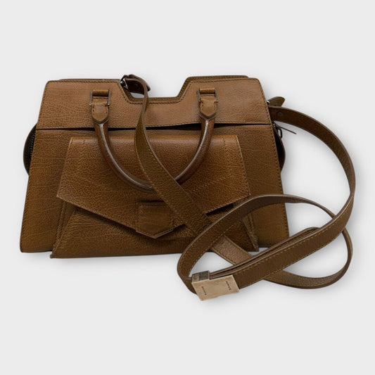 Brown Leather PS13 Satchel Bag