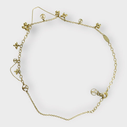 Gold Blooming Supple Necklace