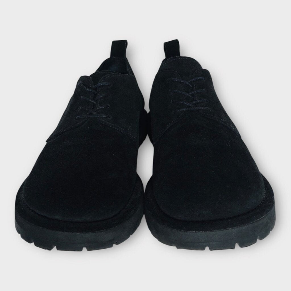 Black Suede Lace Up Derby