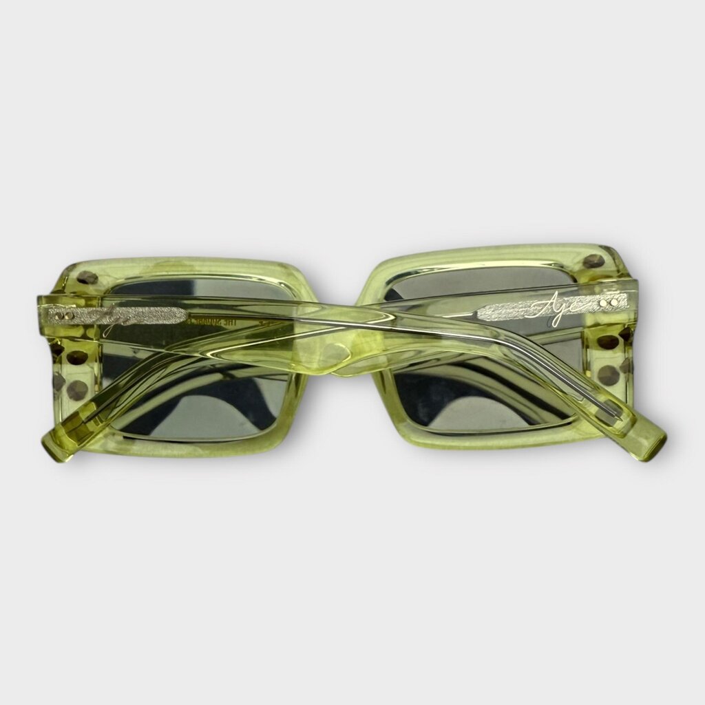 Green Square Crystal Sunglasses