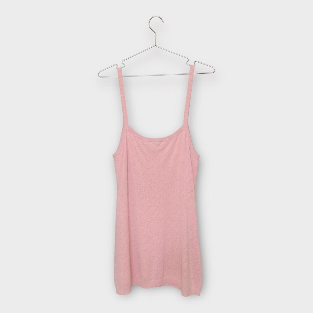 Pink Pointelle Escort Mini Dress