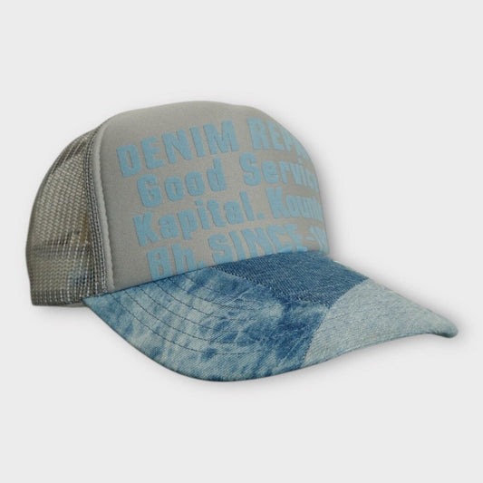 Grey + Denim Repair Service Trucker Hat