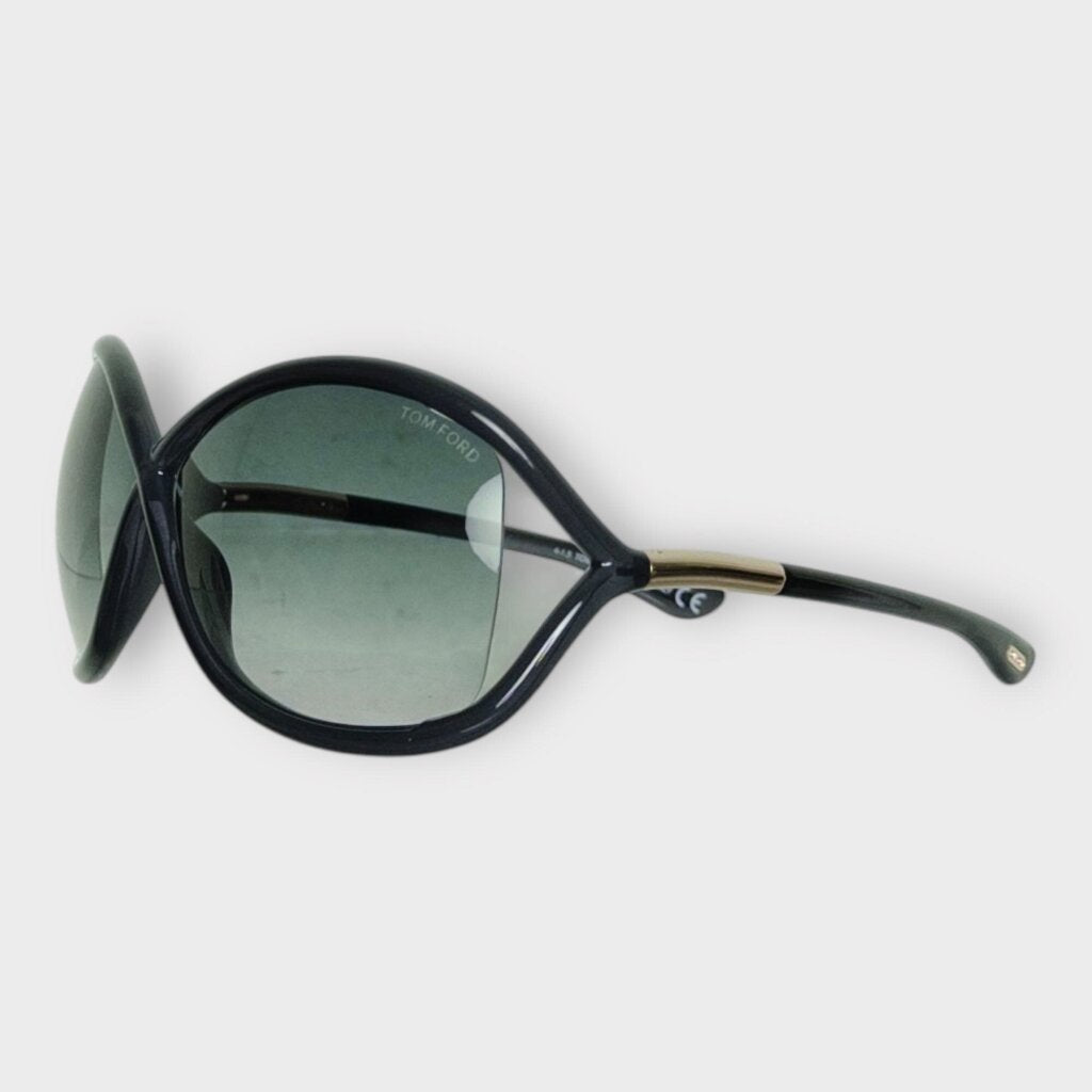 Navy Whitney Oversized Sunglasses