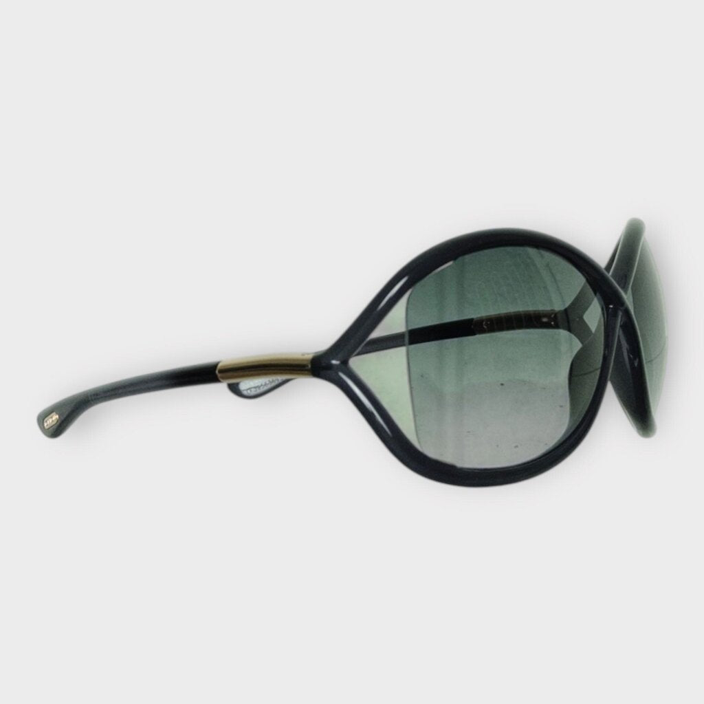 Navy Whitney Oversized Sunglasses