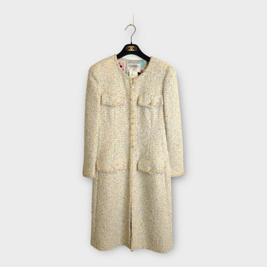 SS1997 Cream Tweed Coat