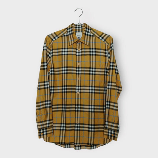 Orange & Blue Checkered Shirt