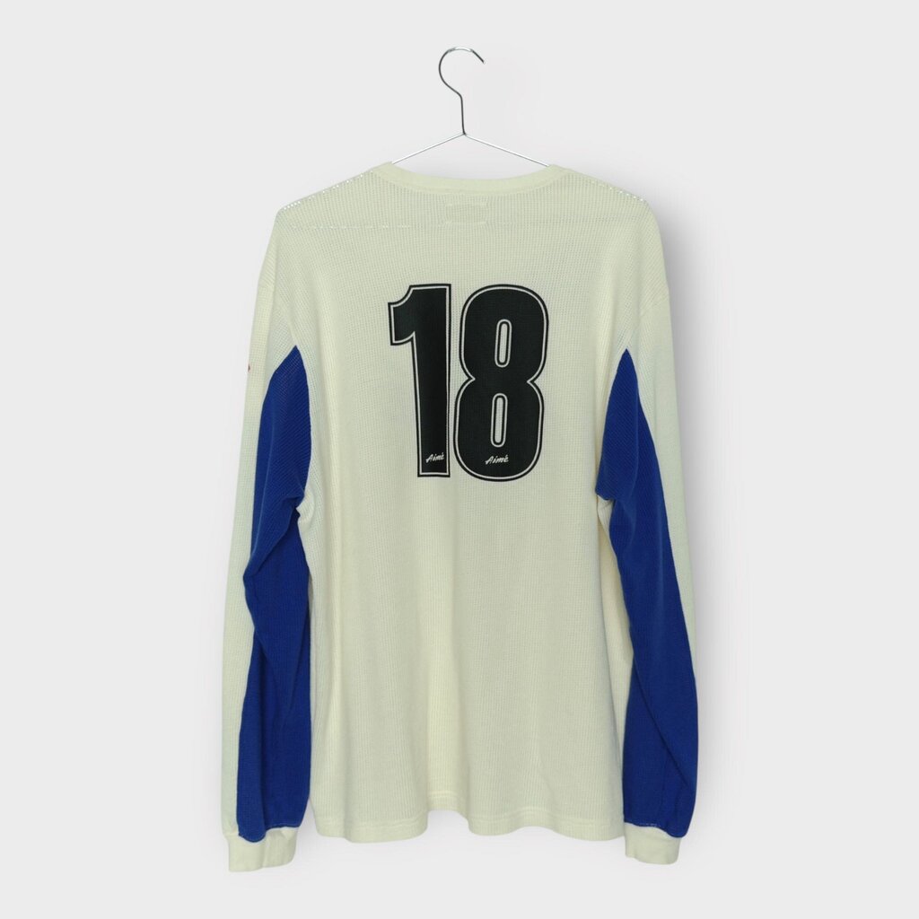 Cream Mesh Moto Long-Sleeve Tee