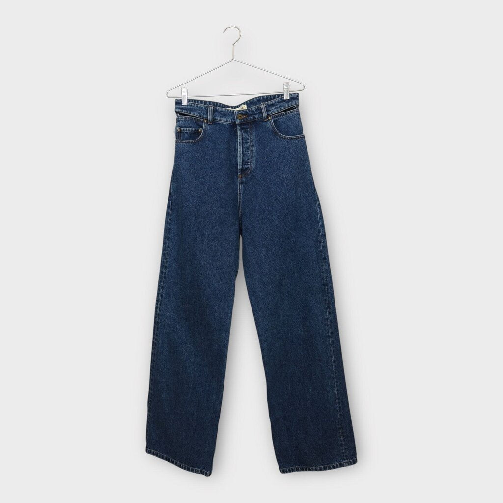 Mid Wash Denim Peep Show Jeans