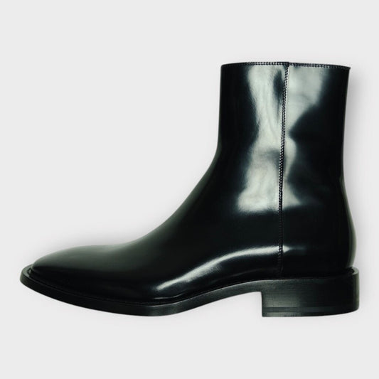 Balenciaga Black Patent Leather Boots