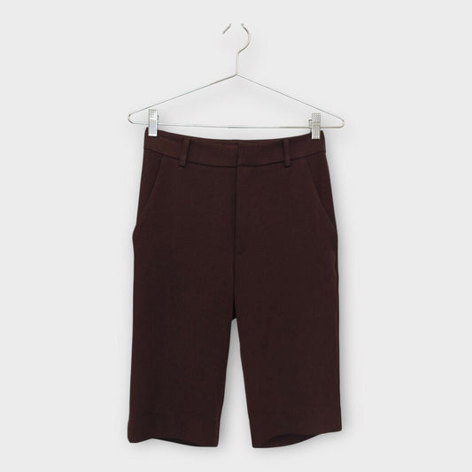 Brown Suiting Capris
