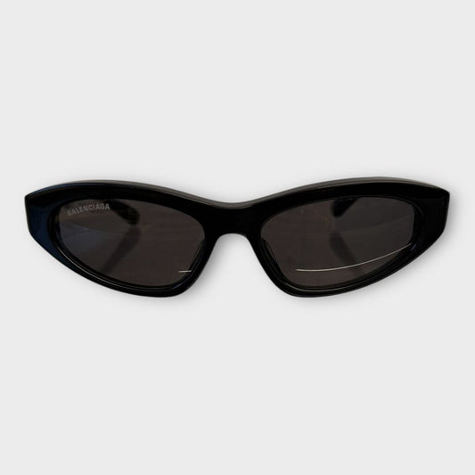Black Cat Eye Twist Arm Sunglasses