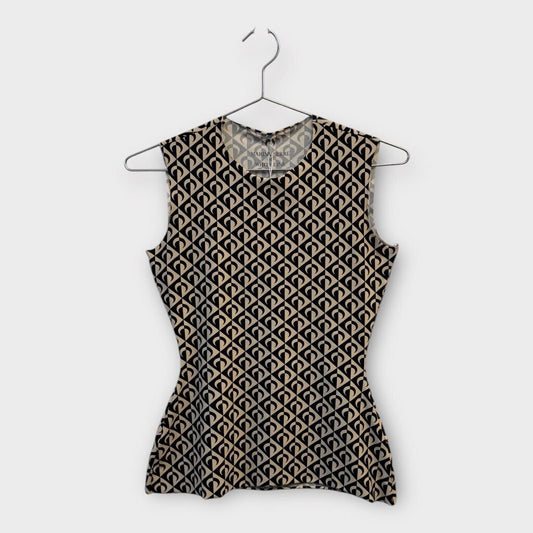 Black & White Moon Sleeveless Tank