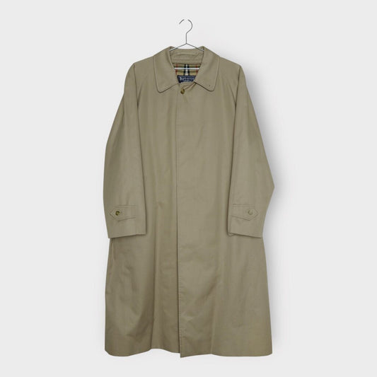 Beige Cotton Blend & Removable Wool Lining Trench Coat